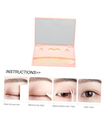 FRCOLOR Double Eyelid Sticker - 480 Pairs Waterproof & Breathable Eyelid Tape - Invisible Eye Makeup - Pack of 1 (Pink 2pcs - Buy Online on GoSupps.com
