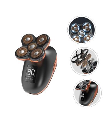 Mikinona 1 Piece Fashion Shaver Men Face Razor Trimmer for Men Professional Cordless Shaver Charging Stylish Abdominal Muscles Black