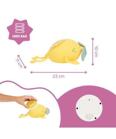 Badabull Soft Silicone Projection Night Light - 5 Lullabies & 2 White Noises - Automatic 30 Min Shutdown - Battery Operated - Buy Online on GoSupps.com