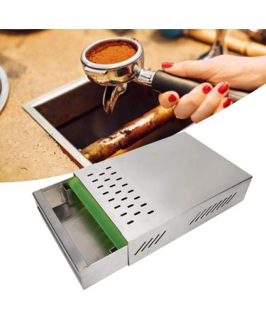 Coffee Ground Box Coffee Ground Box13.8x9.8x3.7"Commercial Thickened Ground Knocker BoxDrawer Type Ground Knocker Box for Coffee Tools(#2) - Buy Online on GoSupps.com