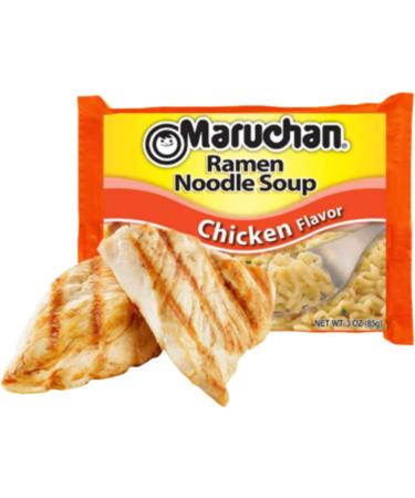 Ja Cor Instant Ramen Noodle Soup Chicken Flavor Noodles 3 oz. Bulk Pack Bundle with 1-Set of Reusable Stainless Steel Chopsticks(24 Individual Packs) - Buy Online on GoSupps.com