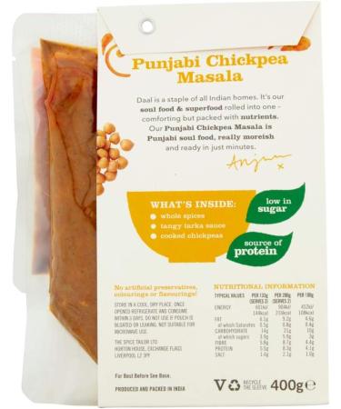 The Spice Tailor Pack of 6 Delhi Black Lentils + 1 Punjabi Chickpea Masala + 1 Spicy Tarka Daal + 2 Classic Tarka Daal Lentils + 1 Bengali Coconut Lentil Daal - Buy Online on GoSupps.com