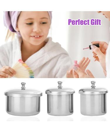 Acrylic Powder Holder | Nail Powder Holder Container with Lids Nail Powder Holder Container Acrylic Liquid Cup Stainless Steel Acrylic Nail Art Equipment for DIY Nail Design Holdes - Buy Online on GoSupps.com