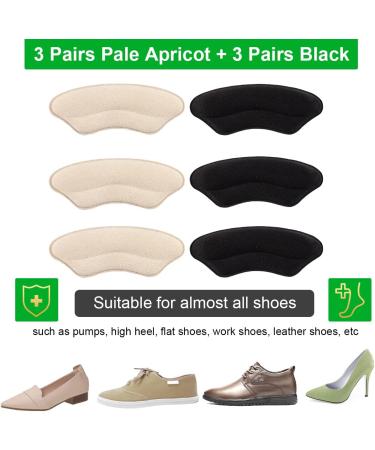 Women's Heel Pads Inserts - Prevent Heel Slip and Pain (4 Pairs) - Buy Online on GoSupps.com
