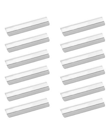 50 Pcs Stainless Steel Straight Razor Blades - Single Edge Safety Razor Blades for Men & Women Facial Hair Removal & Eyebrow Trimming Tools - Buy Online on GoSupps.com