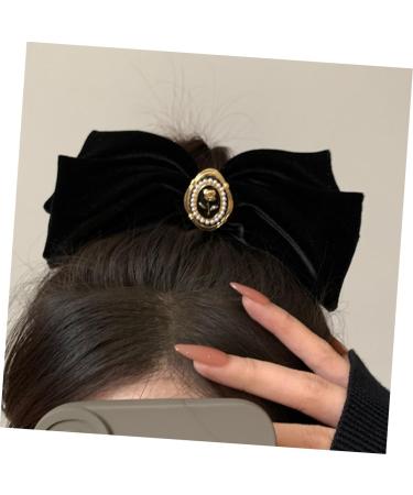 BIUDECO Bowknot Pearl Hair Bow Hair Clip Hair Clips Hair Accessories Fabric Bow Hairpin Barrettes for Women Hair Decoration Women Hairpin Female Hairpin Hair Barrette Bows for - Buy Online on GoSupps.com
