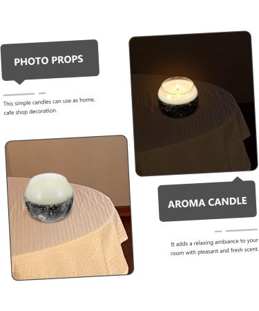FRCOLOR Stylish Scented Wedding Candle - Gray Decorative Candle for Parties Desktop & Souvenirs - Buy Online on GoSupps.com