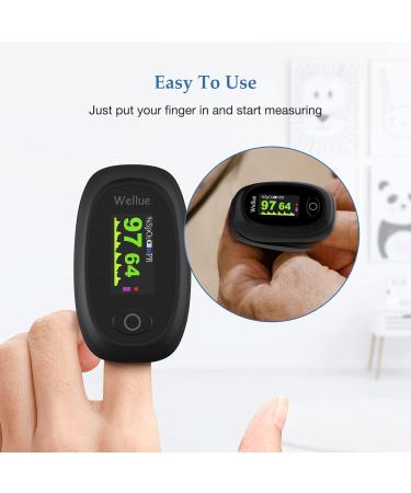 Wellue Bluetooth Fingertip Pulse Oximeter - Monitor Blood Oxygen & Pulse Rate | Free App Included - International Shipping - Buy Online on GoSupps.com