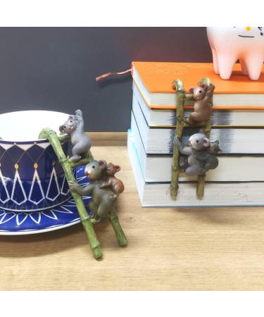 Beaupretty 2-Piece Mini Resin Pulling Pot Decoration - Cute Animal Statues for Cake & Outdoor Decor | Perfect Hanging Planters - Buy Online on GoSupps.com