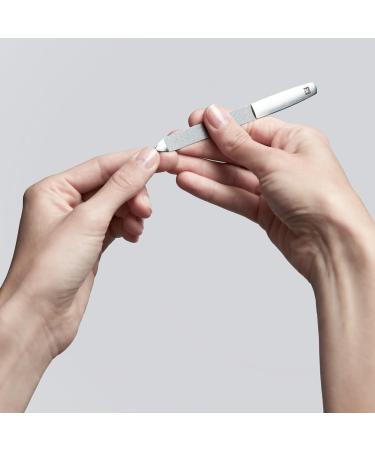 Zwilling Sapphire Nail File - Double-Sided Stainless Steel Premium 130mm | Perfect Finish 1-Pack - International Shipping Available - Buy Online on GoSupps.com