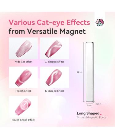 Saviland Cat Eye Gel Nail Polish Set 12 Colors 9D Glitter Magnetic Gel Nail Polish with Magnet Sparkling French Magnetic Cat Eye Gel Soak off UV Holographic Cat Eye Gel Polish for Nail Art Home Salon 12Colors-03 - Buy Online on GoSupps.com