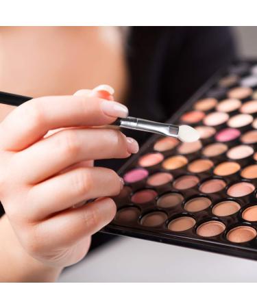 Buy Two-Color Rubber Cotton Eye Makeup Brushes - 10 PCS Sponge Applicator & Oval Tipped Eyeliner Brush for Flawless Eyeshadow | International Shipping Available - Buy Online on GoSupps.com