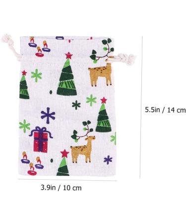 KALLORY 30pcs Christmas Candy Bag Candy Bags Candy Storage Bags Candy Container Drawstring Bags Fine - Buy Online on GoSupps.com