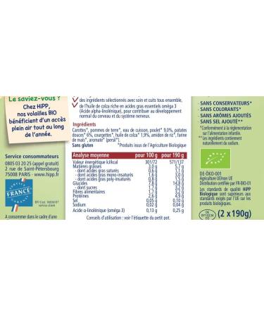 HiPP Organic - Sweet Potatoes Vegetables Chicken 2 x 190g - Buy Online on GoSupps.com