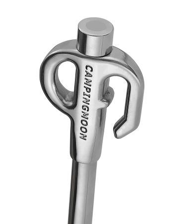 Campingmoon Dog Tie Out Stake 360 Swivel Heavy Duty Strongest Dog Anchor Spike for Tie-Out Cable Chain 30CM - Buy Online on GoSupps.com