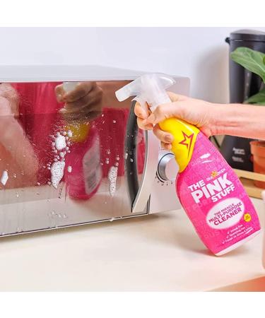 7-Piece Multi-Purpose Cleaning Set - Pink Stuff Cream Cleaner Bathroom Spray Foam & Glass Cleaner with 8 Sponges - International Shipping Available - Buy Online on GoSupps.com