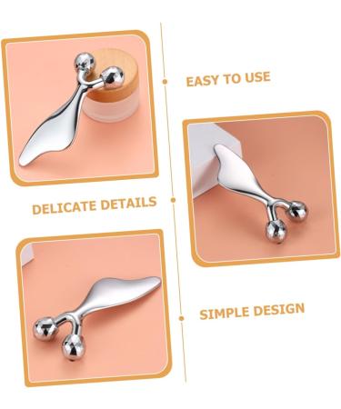 Beavorty 3pcs Dolphin Scraping Board Tool Walker Eye Massager Manual Massager Face Massage Rollers Skin Care Roller Eye Massage Rollers Stainless Steel Massage Stick Cosmetic Woman 11.40X4.70X3.00CMx3pcs Silverx3pcs - Buy Online on GoSupps.com