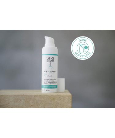 Siriderma Anti-Itching Gel | Soothing Relief for Neurodermatitis Psoriasis & Rosacea | Fragrance-Free 30ml - Buy Online on GoSupps.com