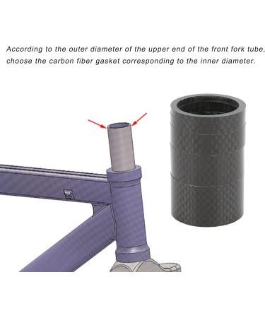 Zerodis Bicycle Headset Spacer - Lightweight Bike Front Fork Washer 28.6mm Inner Diameter Perfect for Road Bikes - Buy Online on GoSupps.com