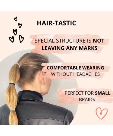 Bellody Minis - Stylish Small Hair Ties for Braided Hairstyles - 20 Pack (Brown/Beige) - Women's Hair Ties in Various Colors - Buy Online on GoSupps.com