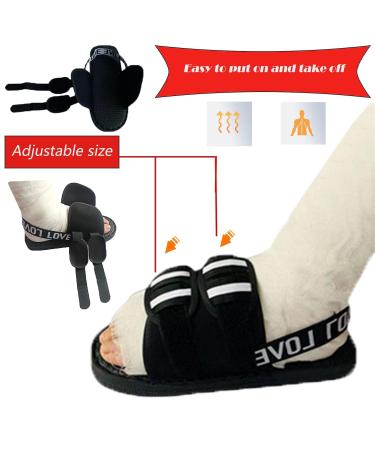 Buy Medical Open-Toe Plaster Shoe - Adjustable Walking Boots for Recovery | Fits Left & Right Feet - Large Size - Buy Online on GoSupps.com
