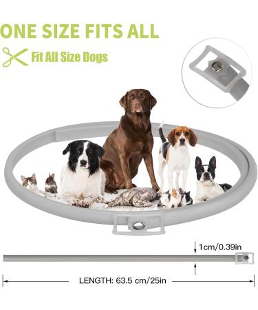 Dewel Shining Tick Collar for Dogs - Adjustable Waterproof Flea & Tick Prevention XL 63.5cm - Lightweight & Effective Vermin Control - Buy Online on GoSupps.com
