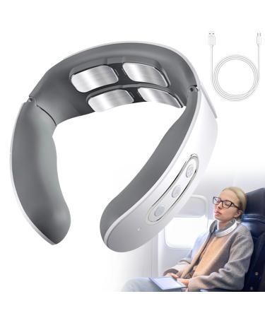 Massage device shoulder neck massage device with warmth muscle pain relief for the neck back shoulder legs feet relaxation gifts for men (a)