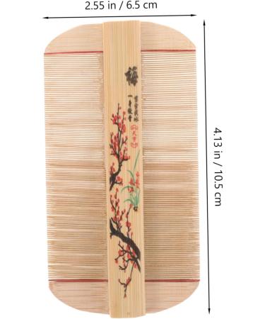 Peigne Antipelliculaire En Bambou Dents Fines Et Larges Double Face Outil De Toilettage Pour Chien Et Chat Peigne D m lant D licat Pour Cuir Chevelu Soin Anti-poux Et Pellicules - Buy Online on GoSupps.com