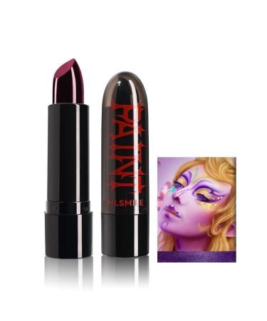 Purple Makeup Face Body Paint Washable Long-lasting Waterproof Full-Coverage Cream Face & Lip Body Paint for Adults Children Clown Skeleton Zombie Vampire Halloween Cosplay Makeup 08# 08# Purple
