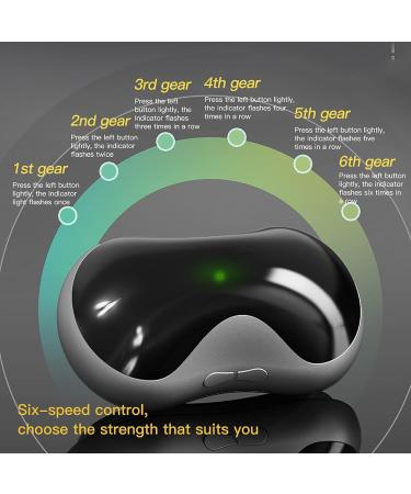 Buy Black Throat Anti Snoring Device - Impulse Sense Technology 6 Adjustable Gears Compact & Portable for Peaceful Sleep - International Shipping Available - Buy Online on GoSupps.com