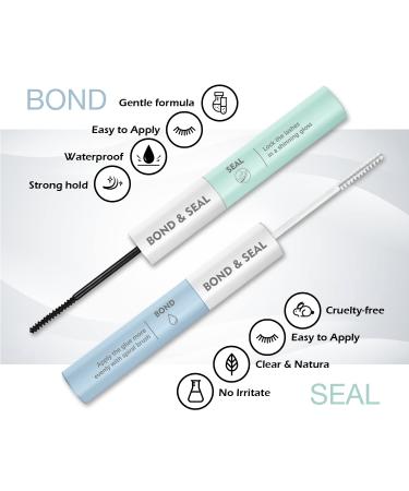 FLOMAZE Lash Bond and Seal DIY Eyelash Extension Glue - Super Strong Hold, Waterproof, Latex-Free Formula - Buy Online on GoSupps.com