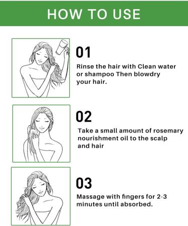 SZCLKJGS 60 ml Rosemary Oil for Hair Rosemary Oil for Hair and Scalp Strengthening for Healthy Hair Growth 100% Natural Pure Essential Rosemary Oil for Skin Care - Buy Online on GoSupps.com