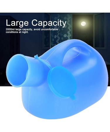 2000ML Male Urinal Portable Mens Potty Pee Bottle Collector Travel Toilet (Blue) Happy - Buy Online on GoSupps.com