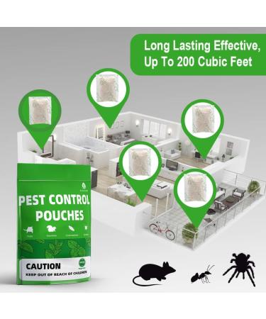 SUAVEC Pest Control Pouches - Squirrel Repellent for Rodents, Mice, Rats, Ants, Spiders & More - Peppermint Indoor Rodent Repellent - 8 Pouches - Buy Online on GoSupps.com