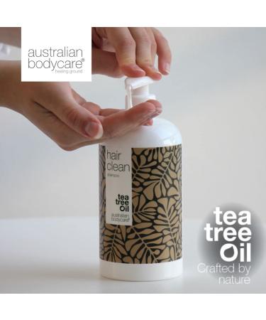 Buy 100% Vegan Anti-Dandruff Shampoo with Tea Tree Oil 500ml | Soothing Shampoo for Dry & Itchy Scalp | Ideal for Psoriasis Neurodermatitis & Scalp Pimples - Buy Online on GoSupps.com