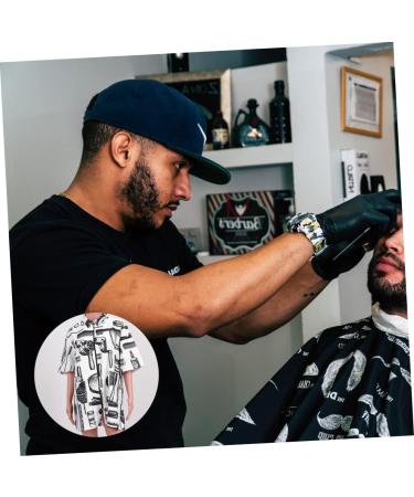 Mikinona Hair Cutting Technician in Hairdressing Overalls Vests for Women Men s Vest Womens Quilted Jacket Hairdresser Uniform Spa Robes Mens Overalls Short Sleeve Work Clothes White Fiber - Buy Online on GoSupps.com