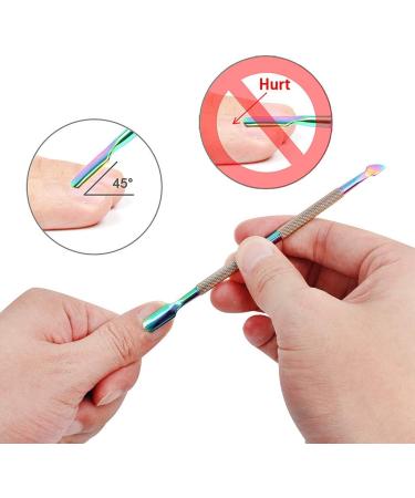 ZTMY Cuticle Clipping Set - Stainless Steel Nail Clipper & Pusher for Fingernails / Toenails - Buy Online on GoSupps.com