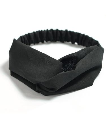 Funhaw Boho Style Black Headband for Women - Elastic Non-Slip Hair Band for Beach Summer - Bohemian Hair Accessories - Buy Online on GoSupps.com