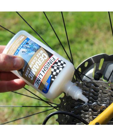 Finish Line Ceramic Wax Bicycle Chain Lube 4oz - Ultimate Performance and Protection - Buy Online on GoSupps.com