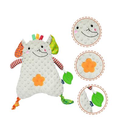 Ibasenice 3-Stage Animal Pacifier Towel | Baby Comfort Muslin Blanket & Bite Toy | Soft Spitting Towel for Newborns | Premium PP Cotton Bathing Products - Buy Online on GoSupps.com