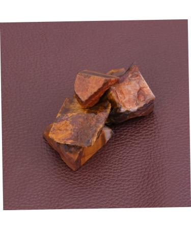 KOMBIUDA Rock Mineral 5pcs Tigers Tigers Eye Stone Eye Gemstone African Decor Natural Tiger's Eye African Gemstone Rock As Shown Size 2 - Buy Online on GoSupps.com