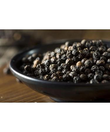 Thames Organic 500g Organic Whole Black Peppercorns - Non-GMO, Vegan, No Additives, Resealable Bag - Buy Online on GoSupps.com