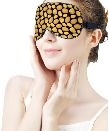 Vegetable Potato Sleep Mask for Women | Adjustable Eye Shades & Elastic Strap | Best Sleep Aid - Buy Online on GoSupps.com