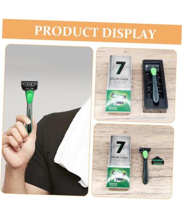 Premium Men's Razor Set - Stainless Steel Shaving Knife Brush Holder & Sharpener - International Shipping Available - Buy Online on GoSupps.com