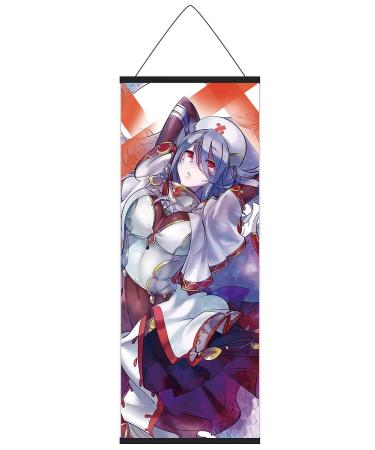 CosplayStudio Monster Girl Doctor Scroll Fabric | Kakemono 105 x 40 cm | Anime Wall Picture | Motif: Sapphire ite Neikes