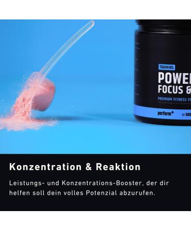 Perform Power-on Focus & Fight 500g | Pre-Workout Booster | Fitness & Training Supplement | Made in Germany - International Shipping Available - Buy Online on GoSupps.com