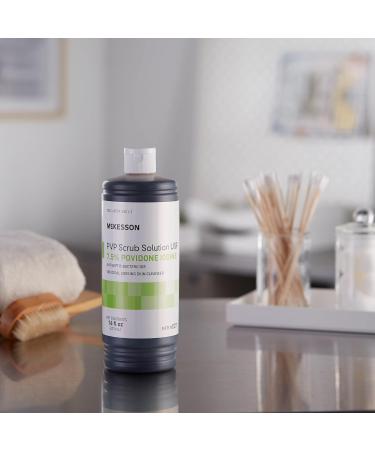 McKesson PVP Scrub Solution USP 7.5% Povidone-Iodine 16 oz - 1 Count - Buy Online on GoSupps.com