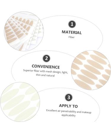 FOMIYES Tape Invisible Eyelid Sticker Eyelid Stickers Double Eyelid Sticker Y-shaped Fork Mesh Medium - Buy Online on GoSupps.com