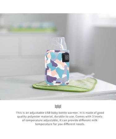 Portable Purple USB Baby Bottle Warmer - Insulated Milk Heater for Home and Travel - Buy Online on GoSupps.com