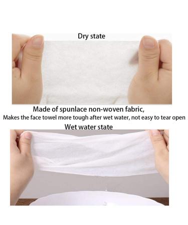 Ouukaide 2-Pack 100% Soft Cotton Manual Towels - Removable Disposable Multi-Purpose Face Towels for Makeup Removal & Cleansing - Buy Online on GoSupps.com